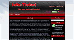 Desktop Screenshot of info-ticket.com